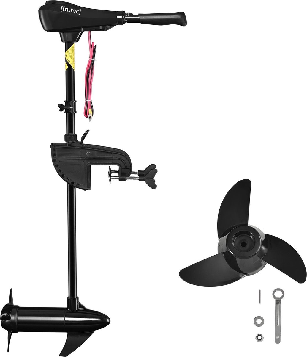 Elektrische buitenboordmotor 124x45,5x14 cm 86 lbs zwart