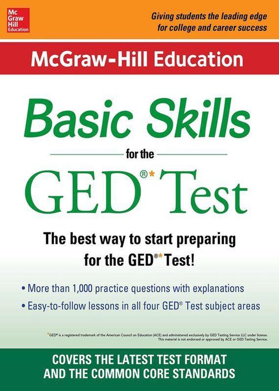 McGraw-Hill Education Basic Skills for the GED Test - cover