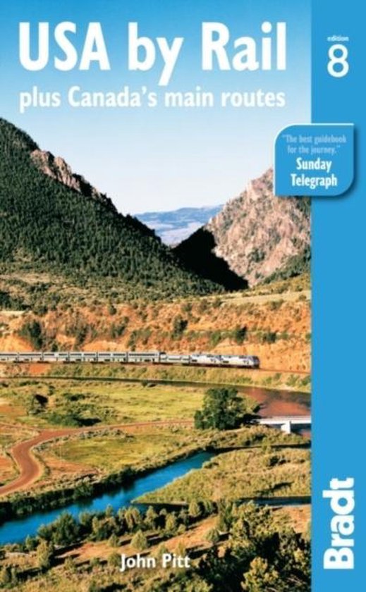 The Bradt Travel Guide Usa By Rail - cover