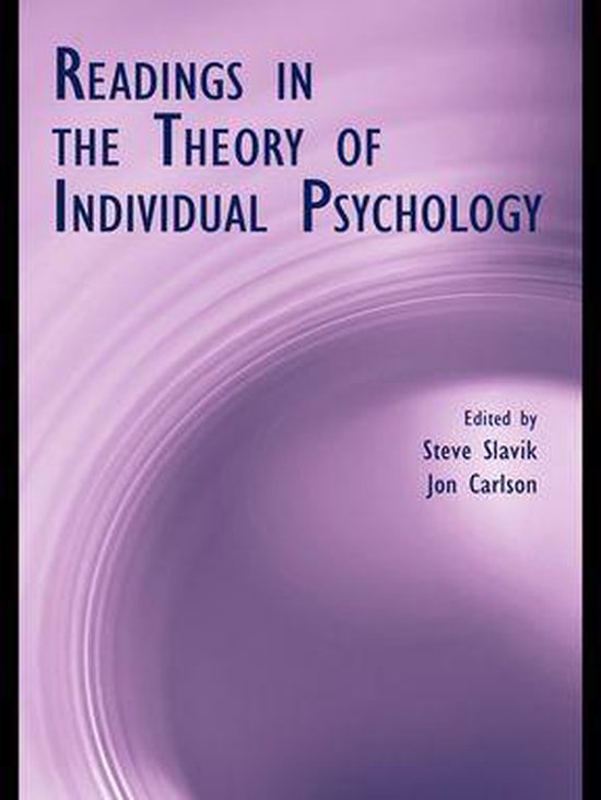 Readings in the Theory of Individual Psychology - cover