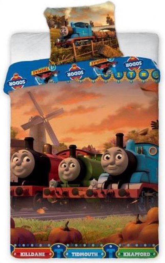 Thomas and Friends - dekbedovertrek eenpersoons - 140 x 200 cm + 1 sloop | bol.com
