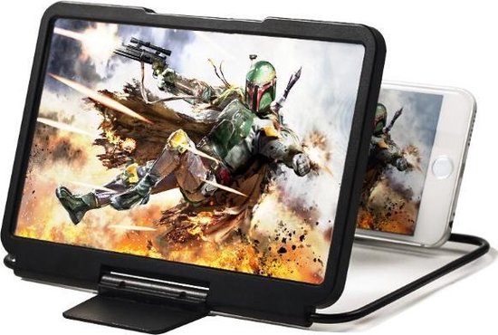 JinRui-T Vergrootglas voor mobiele telefoon, 12 inch, retro tv-versterker, 3D, HD, mobiele telefoonscherm, vergroter voor films, videospelletjes, schermversterker, geschikt voor alle smartphones JinRui-T Vergrootglas voor mobiele telefoon, 12 inch, retro tv-versterker, 3D, HD, mobiele telefoonscherm, vergroter voor films, videospelletjes, schermversterker, geschikt voor alle smartphones