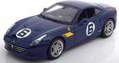 Ferrari California T "The Sunoco"70th Anniversary Collection Blauw 1-18 Burago