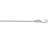 The Jewelry Collection Ketting Slang Rond 1,2 mm - Zilver