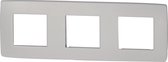 NIKO Original White afdekplaat - drievoudig horizontaal