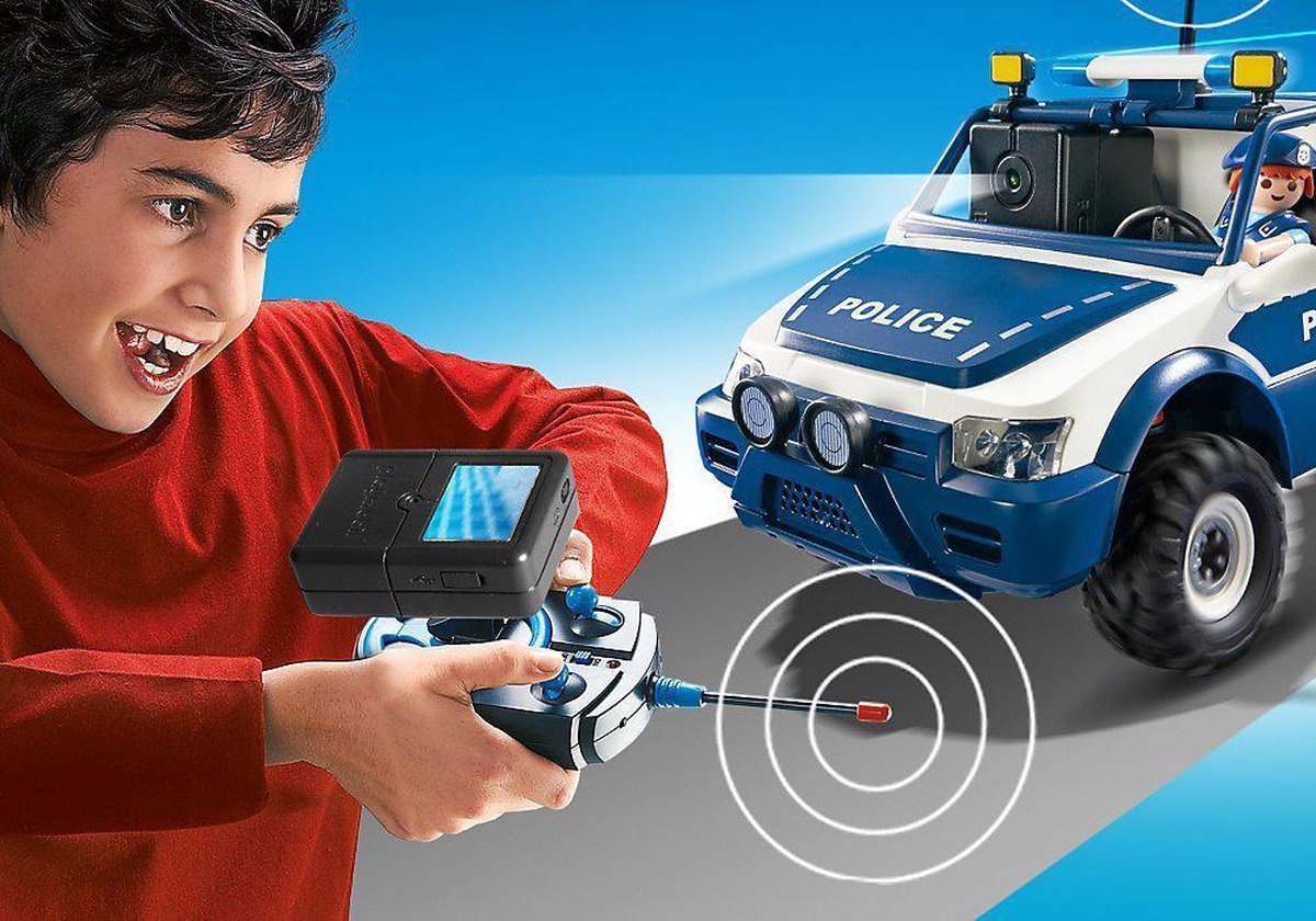 Stapel Verwacht het Stijg PLAYMOBIL RC-politiewagen met cameraset - 5528 | bol.com