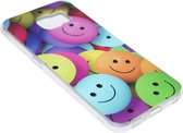 Smileys siliconen hoesje Geschikt Voor Samsung Galaxy S6