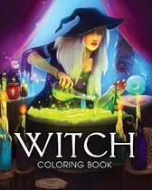 Halloween Coloring Books- Witch Coloring Book
