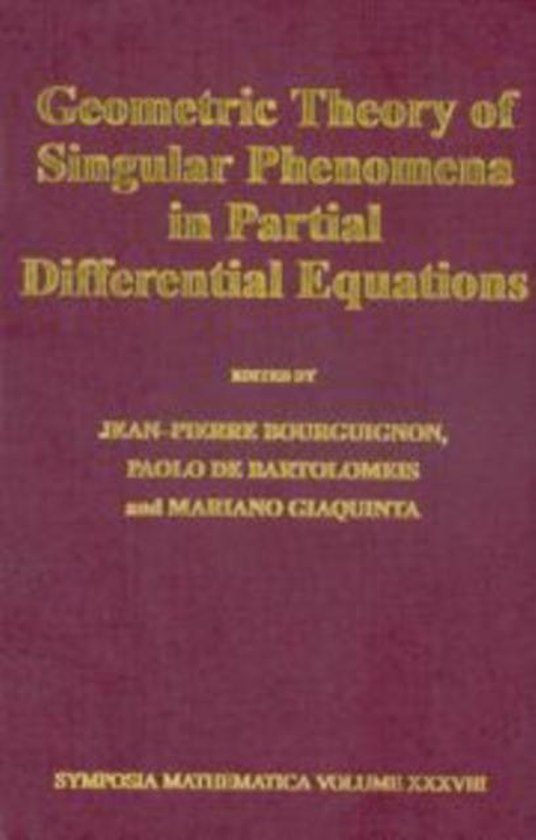Geometric Theory of Singular Phenomena in Partial Differential