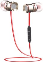 Bluetooth Oordopjes - Draadloos In-ear Koptelefoon - rood/zilver