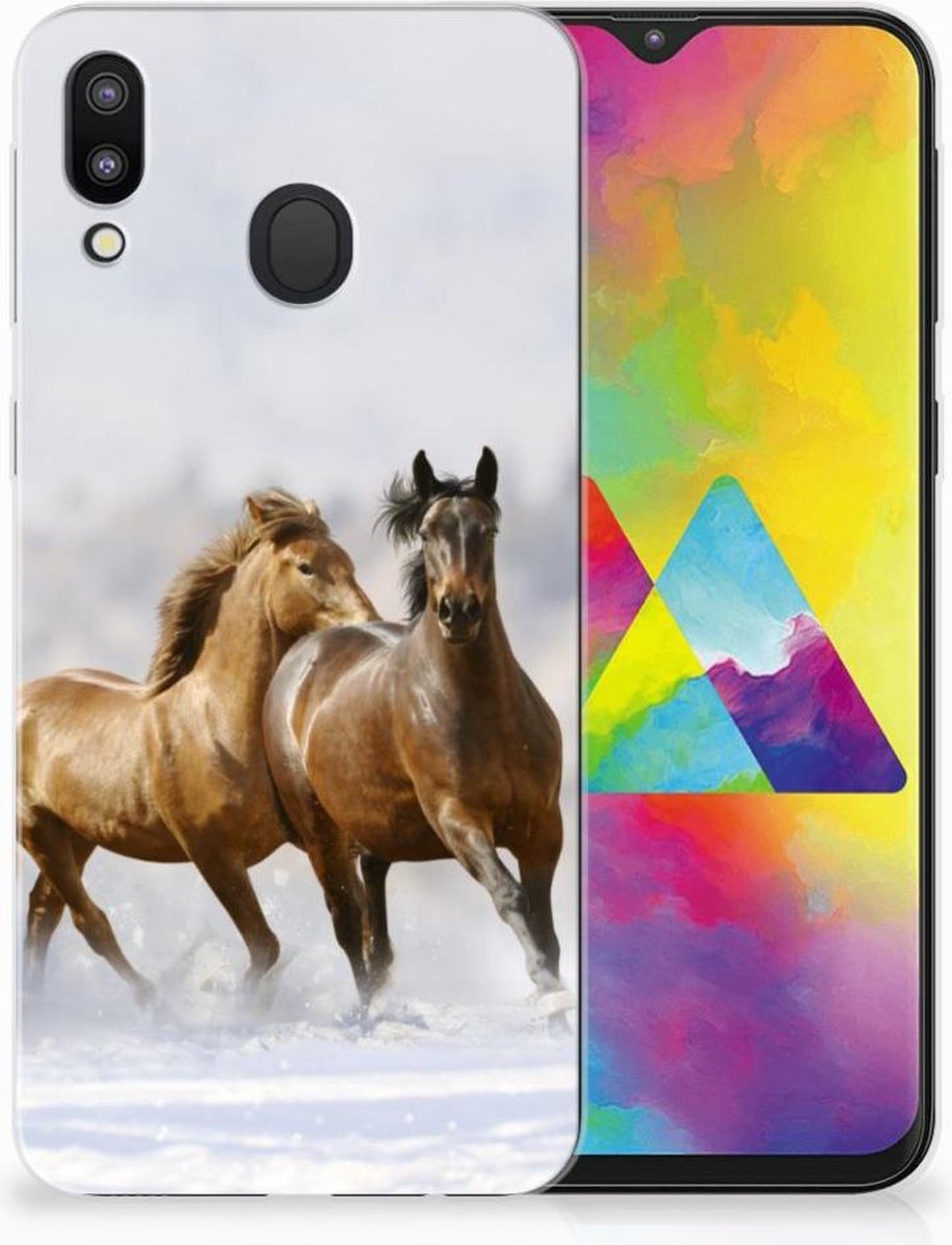 Samsung Galaxy M20 (Power) TPU Hoesje Paarden