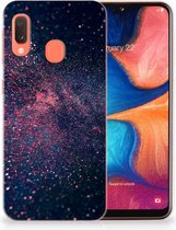 TPU Siliconen Backcase Geschikt voor Samsung Galaxy A20e Design Stars