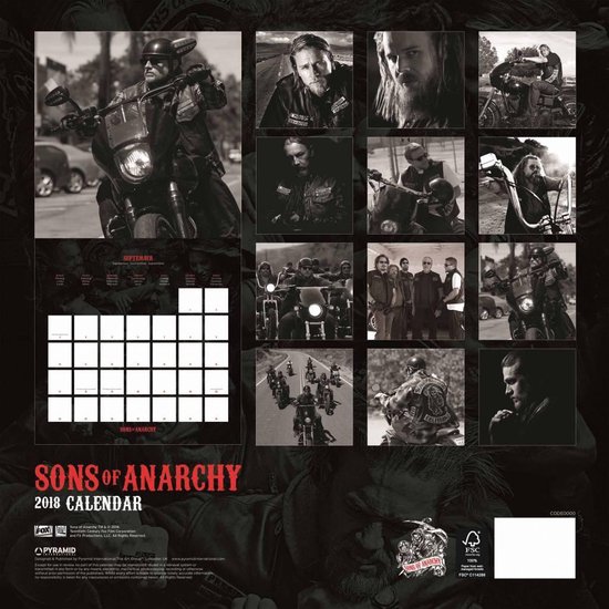 Sons Of Anarchy Kalender 2025 