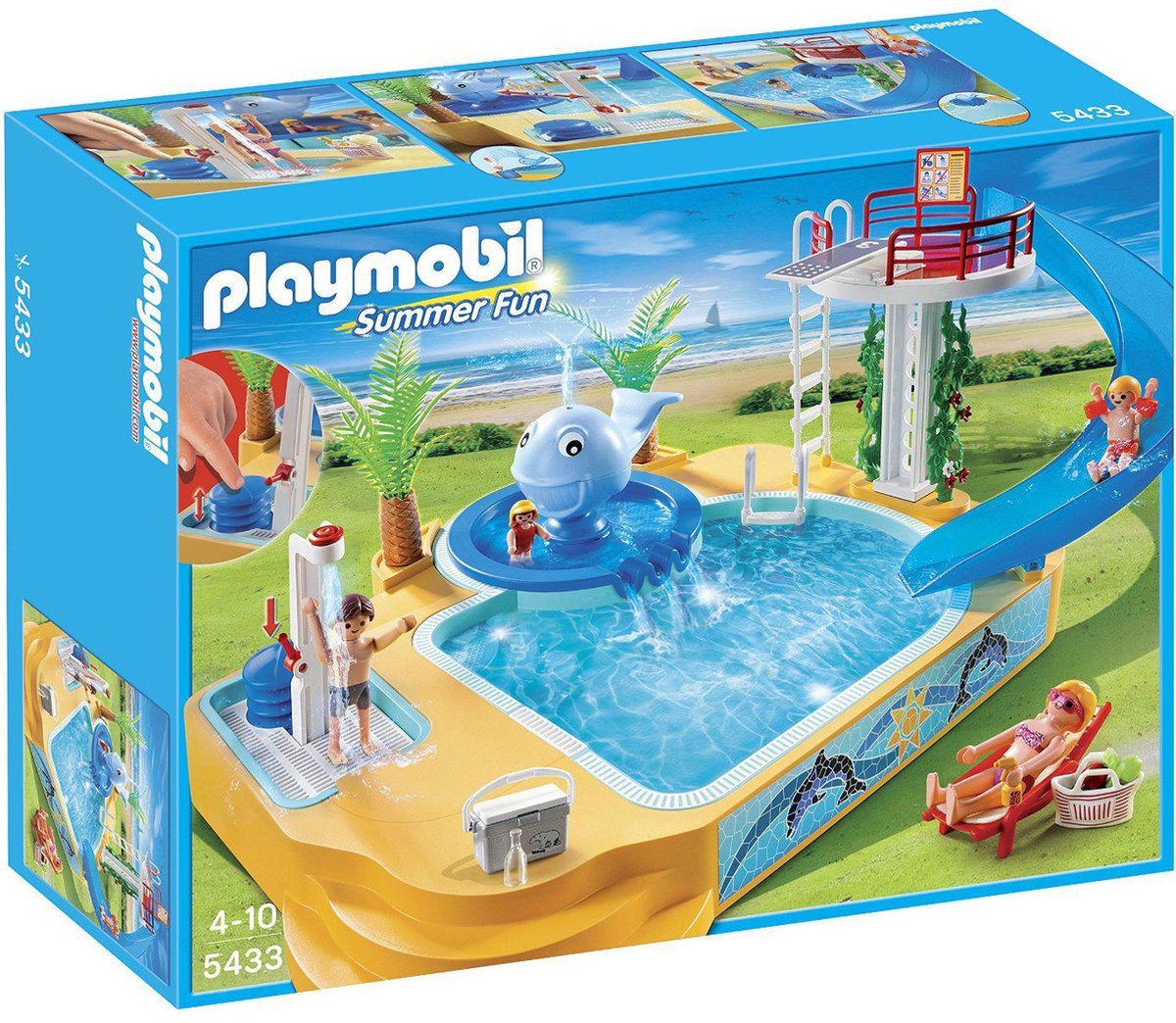 PLAYMOBIL Avonturenbad met Walvisfontein - 5433 | bol.com