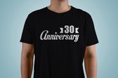 30 JAAR GETROUWD | JUBILEUM | TROUWDAG | VIERING | 50 Jaar Samen T Shirt | Kado Cadeau Tip | Voor Mannen en Vrouwen | Unisex | Maat M