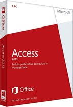 Microsoft Access 2013 - Nederlands / 32-bit/64-bit / 1 Licentie / Medialess