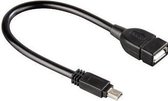 Hama 00039626 USB-kabel 0,15 m USB 2.0 Mini-USB B USB A Zwart