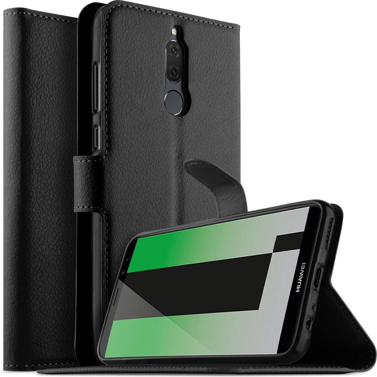 Huawei Mate 10 Lite Portemonnee hoesje / book case Zwart