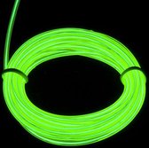 EL Wire / Draad - Groen / Green 5 meter - met 3 volt omvormer