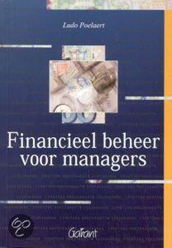 Cover van het boek 'Financieel beheer voor managers / druk 1' van L. Poelaert