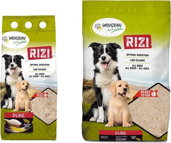 Vadigran rizi pure - hond droogvoer - rijst - gr | bol.com