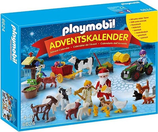 PLAYMOBIL Adventskalender ""Kerst op de boerderij"" - 6624" | bol.com