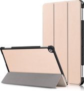 Smart Book Case Huawei MediaPad M5 Lite 10 Hoesje - Goud