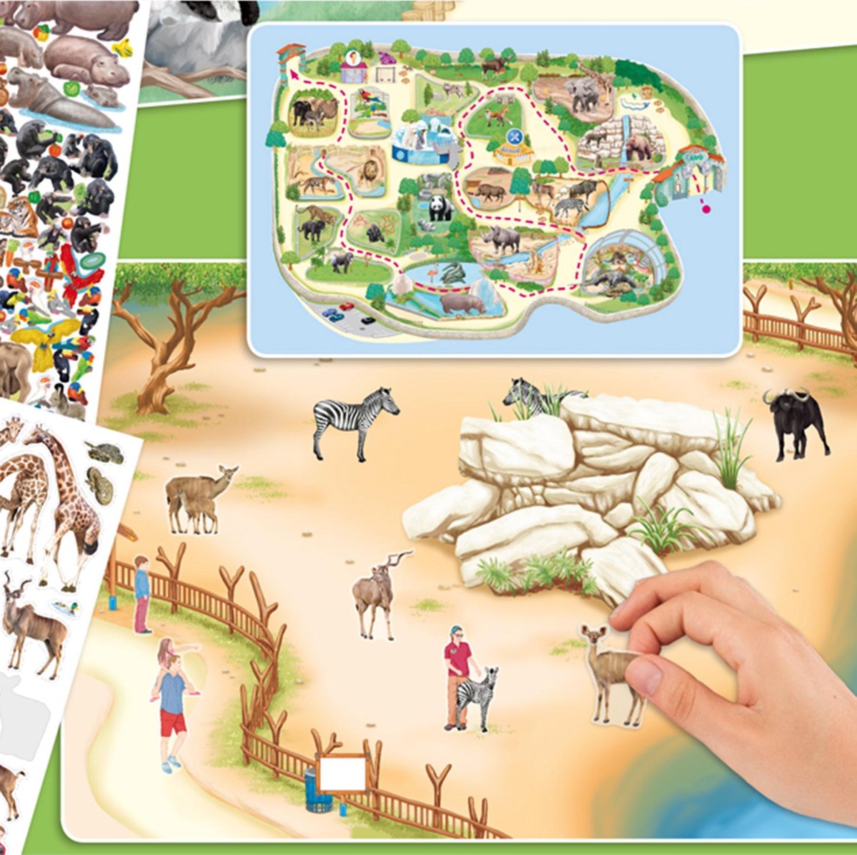 Create Your ZOO stickerboek