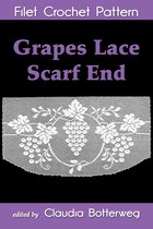 Grapes Lace Scarf End Filet Crochet Pattern