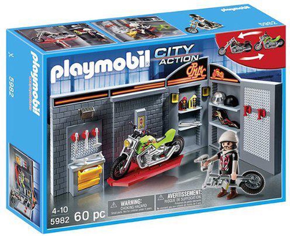 playmobil motorbike
