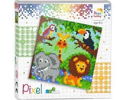 foto van Pixelhobby Complete Set - Dierenrijk