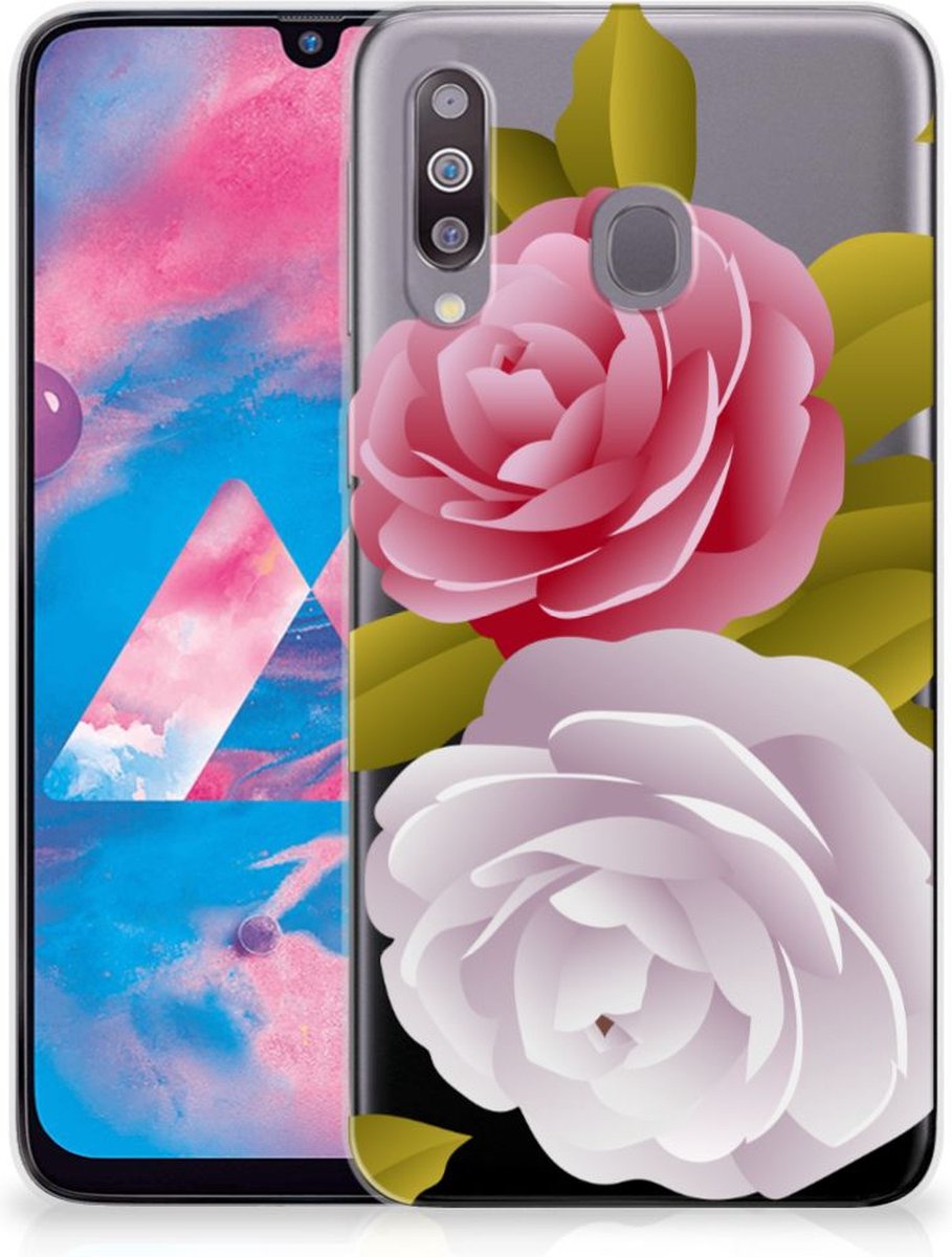 Samsung Galaxy M30 TPU Case Roses