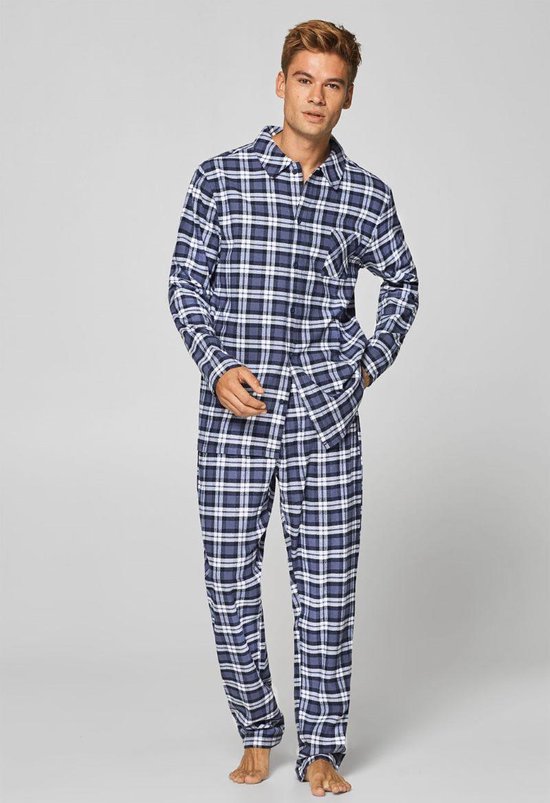 Kreunt twaalf Oppervlakte Esprit flanellen heren pyjama geruit | bol.com