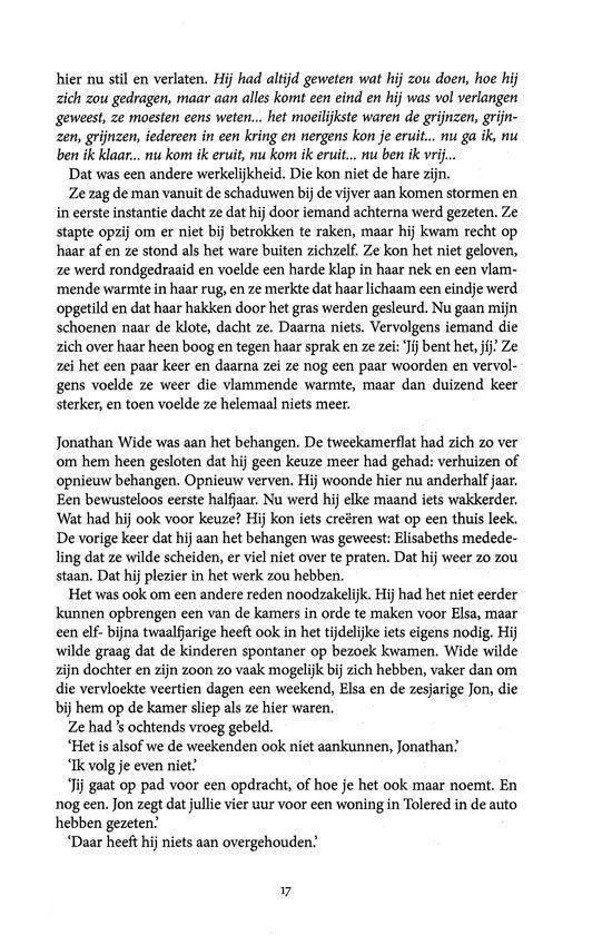 Page de texte du livre 'Verloren Ziel'.