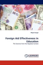 Foreign Aid Effectiveness in Education