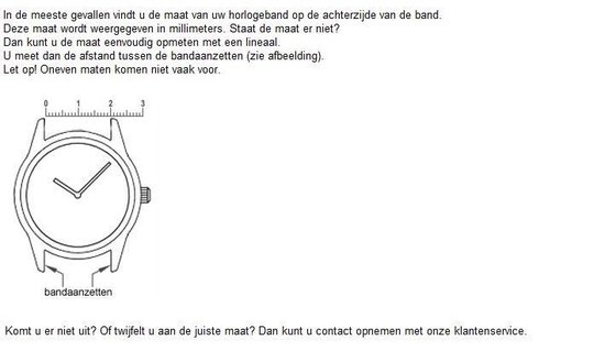 RIOS1931 Douglas rundleer horlogeband handgemaakt in Duitsland robuust