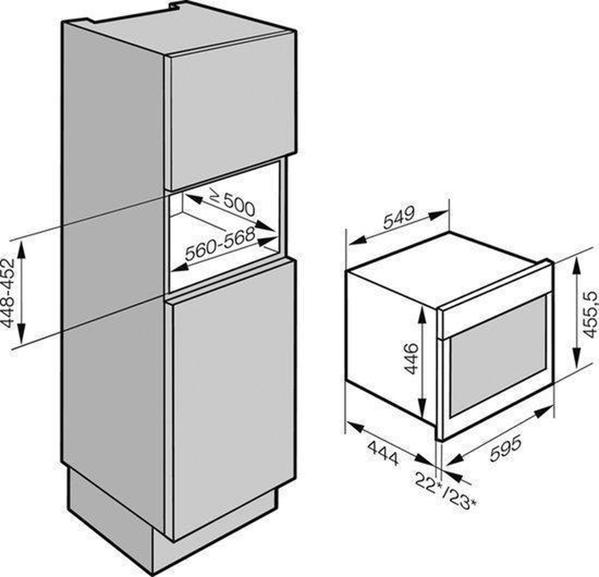 Miele Oven DG 5061 Zilver