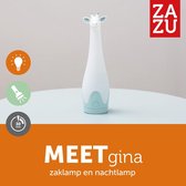 Zazu - Nachtlampje & Zaklamp in 1 - Gina - Blauw - Handige nachtlamp voor zelfstandige kindjes!