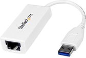 StarTech USB 3.0 naar gigabit Ethernet NIC netwerkadapter - wit