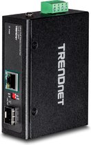 Trendnet TI-UF11SFP netwerk media converter 1000 Mbit/s Intern Zwart