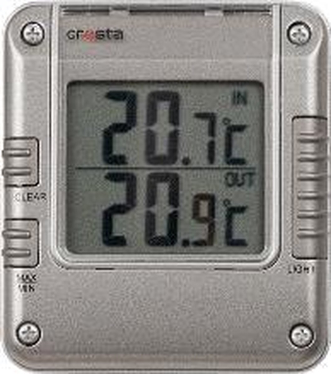 Cresta TH700 Zilver digitale weerstation | bol.com