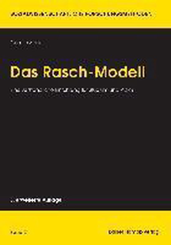 Das Rasch-Modell | 9783957100504 | Carolin Strobl | Boeken | bol.com
