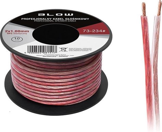 Sijpelen logo Grondig 2 x 1.00 mm OFC zwart/rood op rol 10 meter 2-aderige kabel voor ledstrips |  bol.com