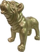 Decoratieve Engelse Bulldog Goud