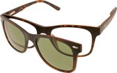 Icon Eyewear TTB310 Premium Clip-On (zonne)Leesbril +1.00 - Tortoise