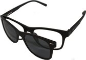 Icon Eyewear TTD310 Premium Clip-On (zonne)Leesbril +2.00 - Zwart