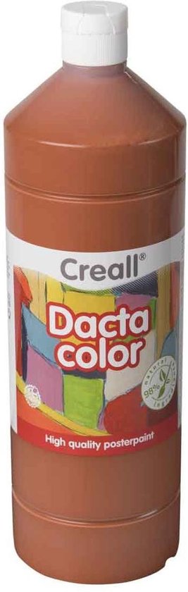 Plakaatverf - DACTA-COLOR - Licht Bruin - Inhoud: 1000ml