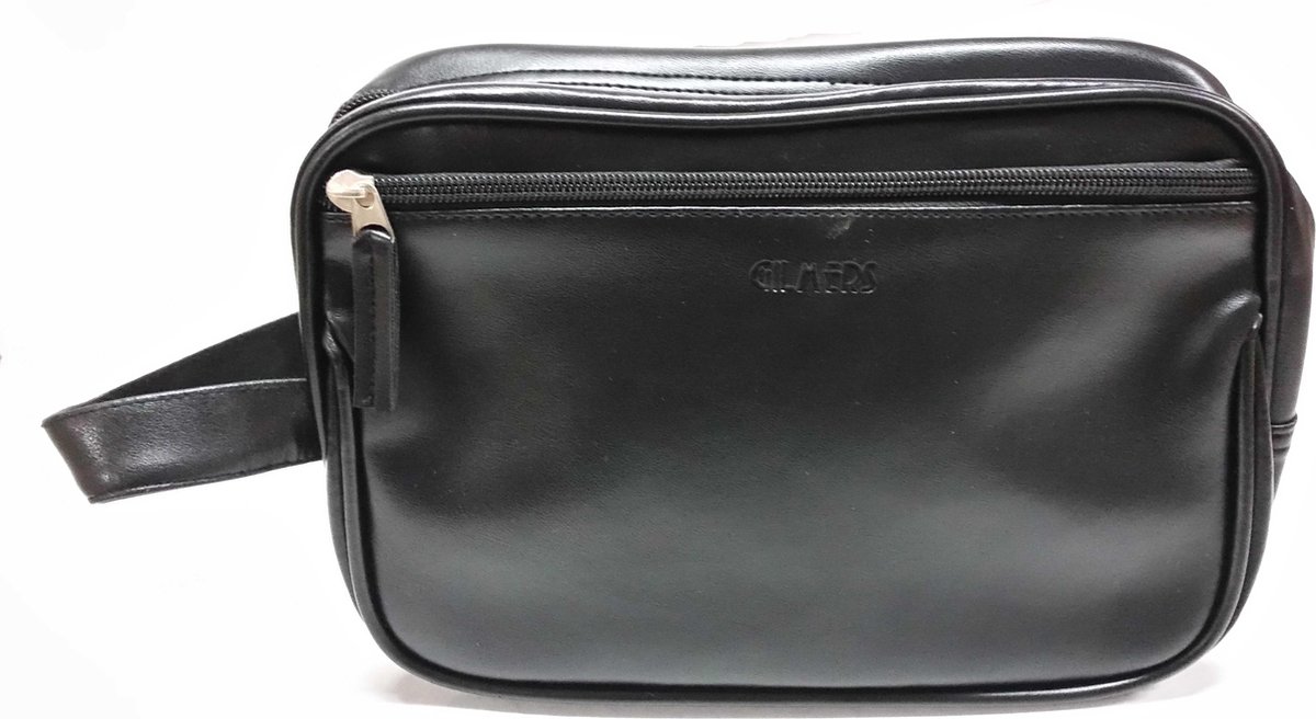 Toilettas - Rojafit - Boxy-Holdall toilettas - "Gilmers" - afmeting 26 x 16,5 x 9cm - Zwart