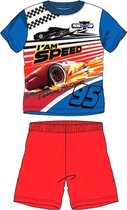 Disney - Cars 3 - Kinder Pyjama - korte mouw - Blauw/Rood- Maat 122/128