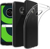 Motorola Moto G6 PLUS siliconen hoesje - Transparant